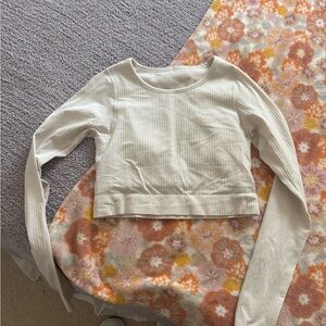 Lululemon Cream Long Sleeve EBB to street